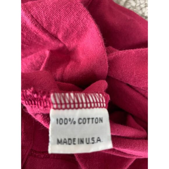 Pacificotton Size S Minimalist Cardigan Sweater Pink Long Sleeve Button - Picture 8 of 9